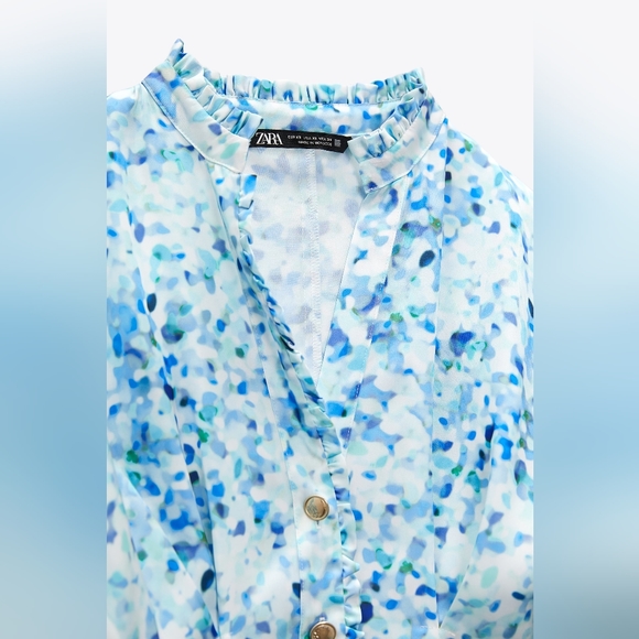 PRINTED SHIRT DRESS - Picture 2 of 7